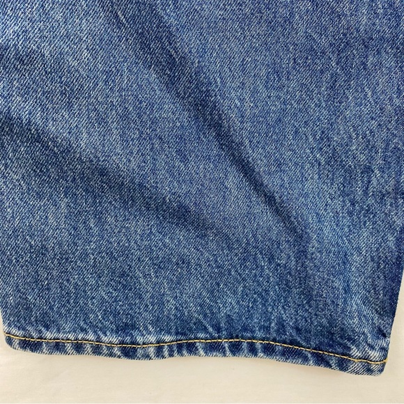 Men's Goodfellow Relaxed Denim Jeans 33x32 Straight Leg Blue  Medium Wash NEW - Picture 6 of 12